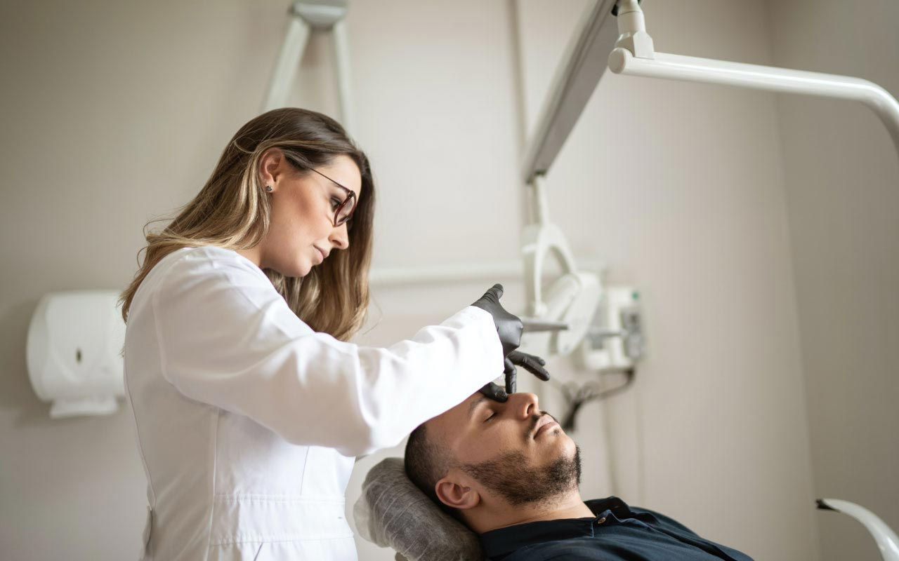 doctor providing care to patient